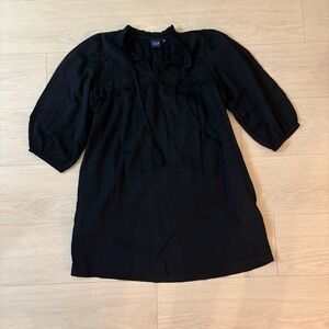 GAP Black Eyelet Dress 100% cotton
